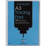 Goldline Popular Tracing Pad 63gsm Acid-free Paper 50 Sheets A3 Ref GPT2A3Z [Pack 5]
