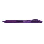 Pentel Energel X Gel Retractable Gel Rollerball Pen 0.7mm Tip 0.35mm Line Violet (Pack 12) 16692PE