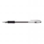 ValueX Gel Stick Pen Rubber Grip Rollerball Pen 0.5mm Line Black (Pack 10) 17931HA
