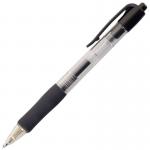 ValueX Retractable Gel Rollerball Pen 0.7mm Line Black (Pack 10) 18687HA
