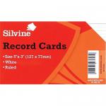 ValueX Record Cards Ruled 127x76mm White (Pack 100) 21806SC