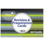 Silvine Revision and Presentation Cards Ruled 152x102mm White (Pack 50) 22093SC
