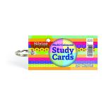 Silvine Multicoloured Study Cards 100x50mm (Pack 48) 22114SC