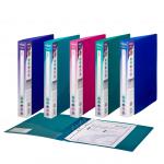 Snopake Superline Ring Binder 2 O-Ring A4 25mm Rings Electra Assorted (Pack 10) 31644SN