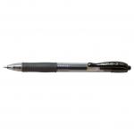 Pilot G-207 Retractable Gel Rollerball Pen 0.7mm Tip 0.39mm Line Black (Pack 20) 31648PT