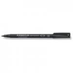 Staedtler Lumocolor OHP Pen Permanent Medium 0.8mm Line Black (Pack 10) 33226TT