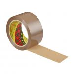 Scotch 309 Low Noise Polypropylene Packaging Tape 48mmx66m Brown (Pack 6) 7000095477 38676MM