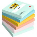 Post it Beachside Colours 76x76mm 100 Sheets (Pack of 6) 7100259201 38886MM