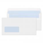 ValueX Wallet Envelope DL Self Seal Window 80gsm White (Pack 1000) 40037BL