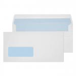 ValueX Wallet Envelope DL Self Seal Window 90gsm White (Pack 1000) 40051BL