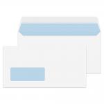 ValueX Wallet Envelope DL Peel and Seal Window 100gsm White (Pack 500) 40065BL
