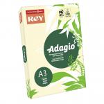 Rey Adagio Paper A3 80gsm Ivory (Ream 500) ADAGI080X667 40496PC