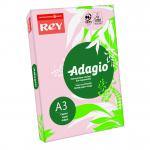 Rey Adagio Paper A3 80gsm Pink (Ream 500) ADAGI080X695 40510PC