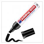 Edding 500 Permanent Marker Chisel Tip 2-7mm Line Black (Pack 10) 40678ED