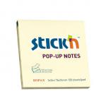 Pop-up Sticky Notes 76x76mm Yl Pack of 12