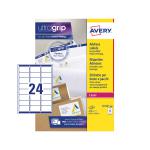 Avery Laser Address Label 63.5x33.9mm 24 Per A4 Sheet White (Pack 2400 Labels) L7159-100 44076AV