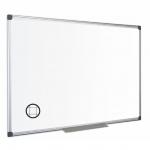 Bi-Office Maya Gridded Double Sided Non Magnetic Whiteboard Melamine Aluminium Frame 900x600mm 45725BS