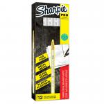 Sharpie Peel-Off China Marker White (Pack 12) 56365NR