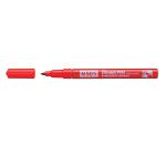 Pentel N50S Permanent Marker Fine Bullet Tip 0.5-1mm Line Red (Pack 12) 59074PE