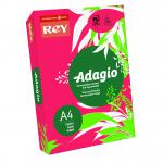 Rey Adagio Paper A4 80gsm Deep Red (Ream 500) ADAGI080X645 60635PC
