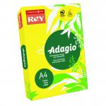 Rey Adagio Paper A4 80gsm Deep Yellow (Ream 500) ADAGI080X692 60642PC