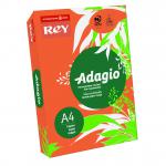 Rey Adagio Paper A4 80gsm Deep Orange (Ream 500) ADAGI080X689 60663PC