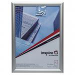 Photo Album Co Inspire for Business Poster/Photo Snap Frame A3 Aluminium Frame Plastic Front Silver 62490PA