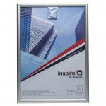 Photo Album Co Inspire for Business Poster/Photo Snap Frame A2 Aluminium Frame Plastic Front Silver 62497PA