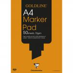 Clairefontaine Goldline A4 Marker Pad 70gsm 50 Sheets White Paper GPB1A4Z 65580EX