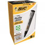 Bic Marking 2300 Permanent Marker Chisel Tip 3.7-5.5mm Line Black (Pack 12) 68450BC