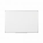 Bi-Office Earth-It Non Magnetic Melamine Whiteboard Aluminium Frame 2400x1200mm 68895BS