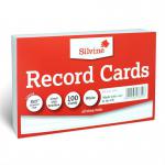 ValueX Record Cards Ruled Both Sides 203x127mm White (Pack 100) 70421SC