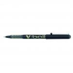 Pilot VBall Liquid Ink Rollerball Pen 0.7mm Tip 0.4mm Line Black (Pack 12) 75755PT