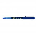 Pilot VBall Liquid Ink Rollerball Pen 0.7mm Tip 0.4mm Line Blue (Pack 12) 75762PT