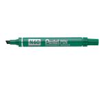Pentel N60 Permanent Marker Chisel Tip 3.9-5.7mm Line Green (Pack 12) 76224PE