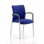 Academy Fully Bespoke Fabric Chair with Arms Stevia Blue 80375DY