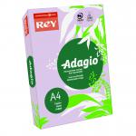 Rey Adagio Paper A4 80gsm Lilac (Ream 500) ADAGI080X989 83938PC