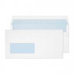 ValueX Wallet Envelope DL Self Seal Window 90gsm White (Pack 500) 85289BL