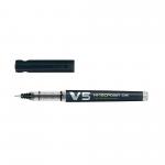 Pilot Hi-Tecpoint V5 Fineliner Pen Black Pack of 10