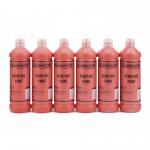 Classmates Ready Mixed Paint in Brilliant Red Pack of 6 600ml Bottle