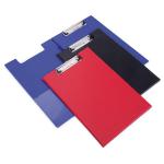 Rapesco Foldover Clipboard with Interior Pocket Foolscap Red VFDCB0R3 HT03074