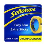 Sellotape Original Golden Tape 24mm x 50m (24 Pack) SE05591
