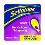 Sellotape On-Hand Dispenser with Invisible Tape 18mmx15m 2379004 SE05994