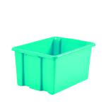 Stack And Store 32 Litres Medium Teal Storage Box S01M809 WFH30099