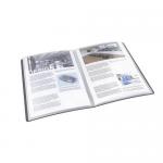 Esselte VIVIDA Display Book rigid, translucent, 80 pockets, 160 sheets capacity, A4, Black - Outer carton of 5
