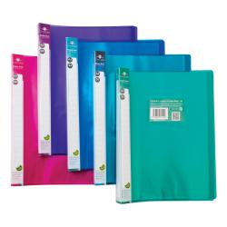 Cheap Stationery Supply of Concord Display Book Polypropylene 24 Pockets A4 Assorted 7142-PFL Pack of 10 012288 Office Statationery