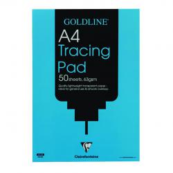 Cheap Stationery Supply of Goldline Popular Tracing Pad 63gsm Acid-free Paper 50 Sheets A4 GPT2A4Z Pack of 5 Office Statationery