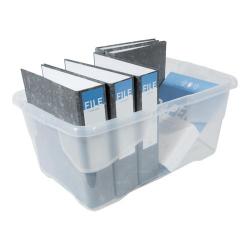 Cheap Stationery Supply of Strata Curve Box 42 Litre Clear XW202B-CLR 164404 Office Statationery