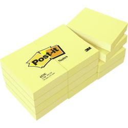 Cheap Stationery Supply of Post-it Notes 38 x 51mm Canary Yellow (Pack of 12) 653Y 3M01401 Office Statationery