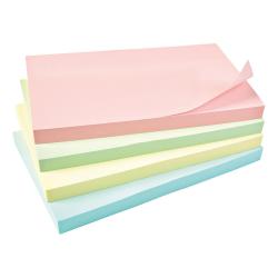 Cheap Stationery Supply of 5 Star Office Re-Move Notes Repositionable Pastel Pad of 100 Sheets 76x127mm Assorted Pack of 12 912963 Office Statationery
